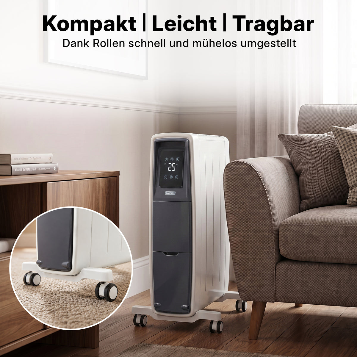 FutuRad mobiler elektrischer Heizkörper