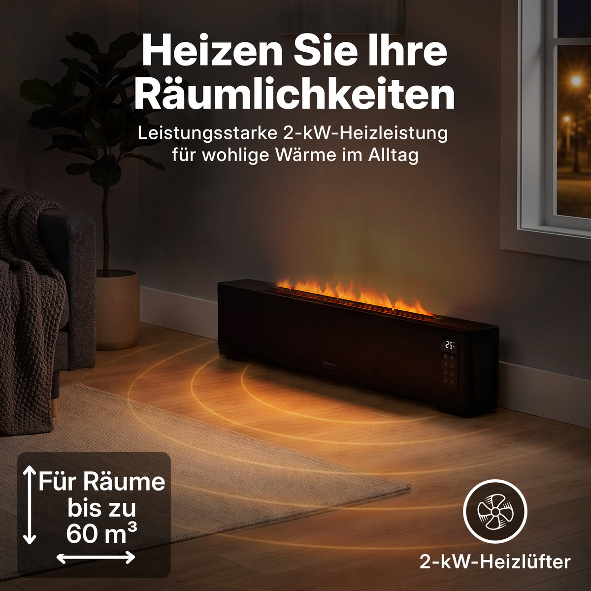 Optimyst 3-in-1 Sockelheizer