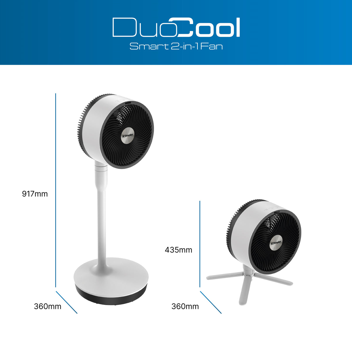DuoCool Smart 2-in-1 Standventilator