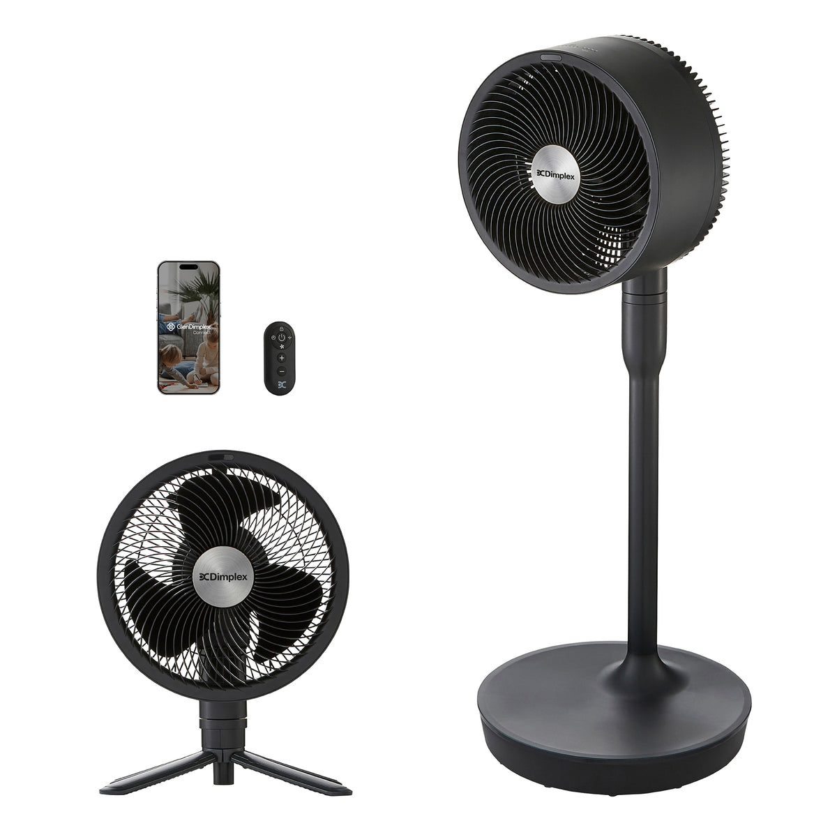 DuoCool Smart 2-in-1 kabelloser Standventilator