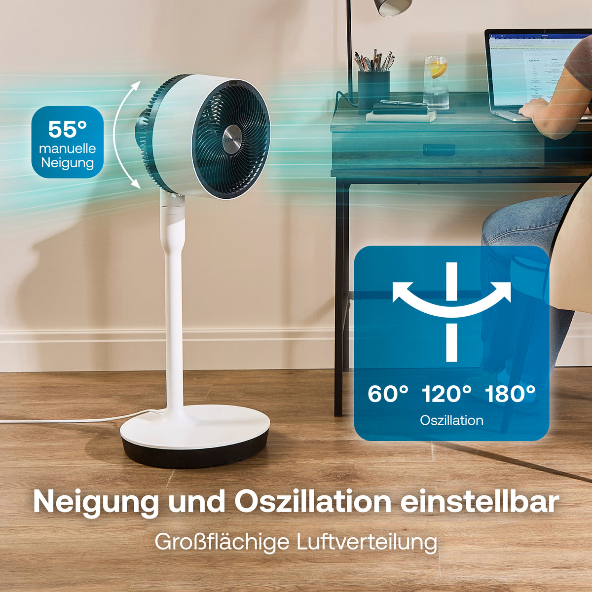 DuoCool Smart 2-in-1 Standventilator