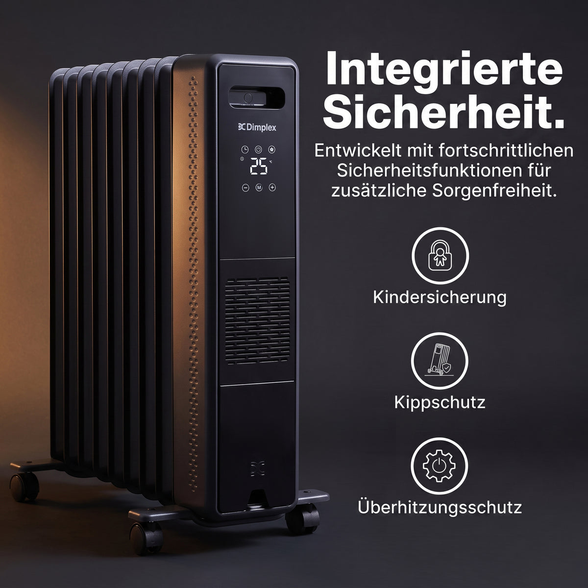 Eco Edge mobiler elektrischer Heizkörper