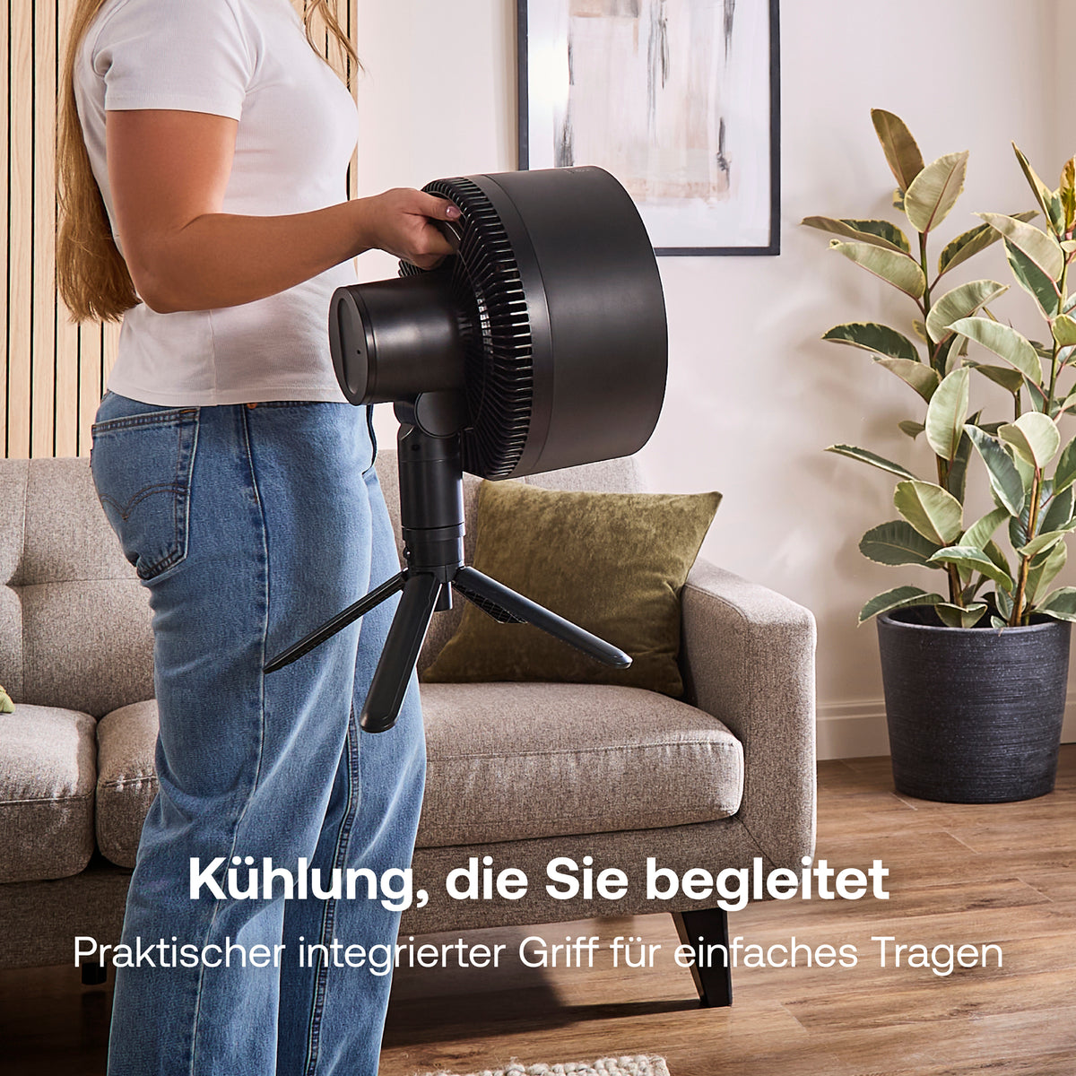 DuoCool Smart 2-in-1 kabelloser Standventilator