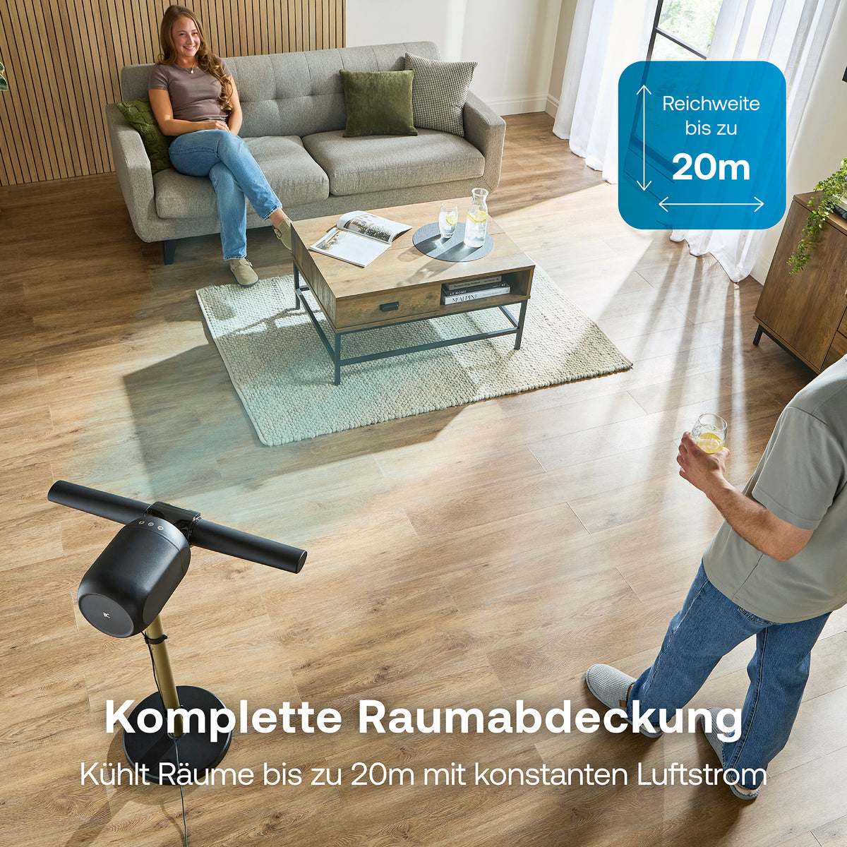 Flexblade Multidirektionaler rotorloser Ventilator