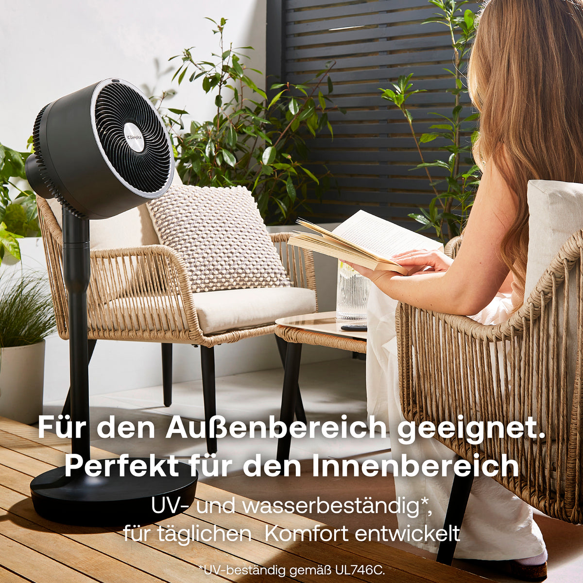 DuoCool Smart 2-in-1 kabelloser Standventilator