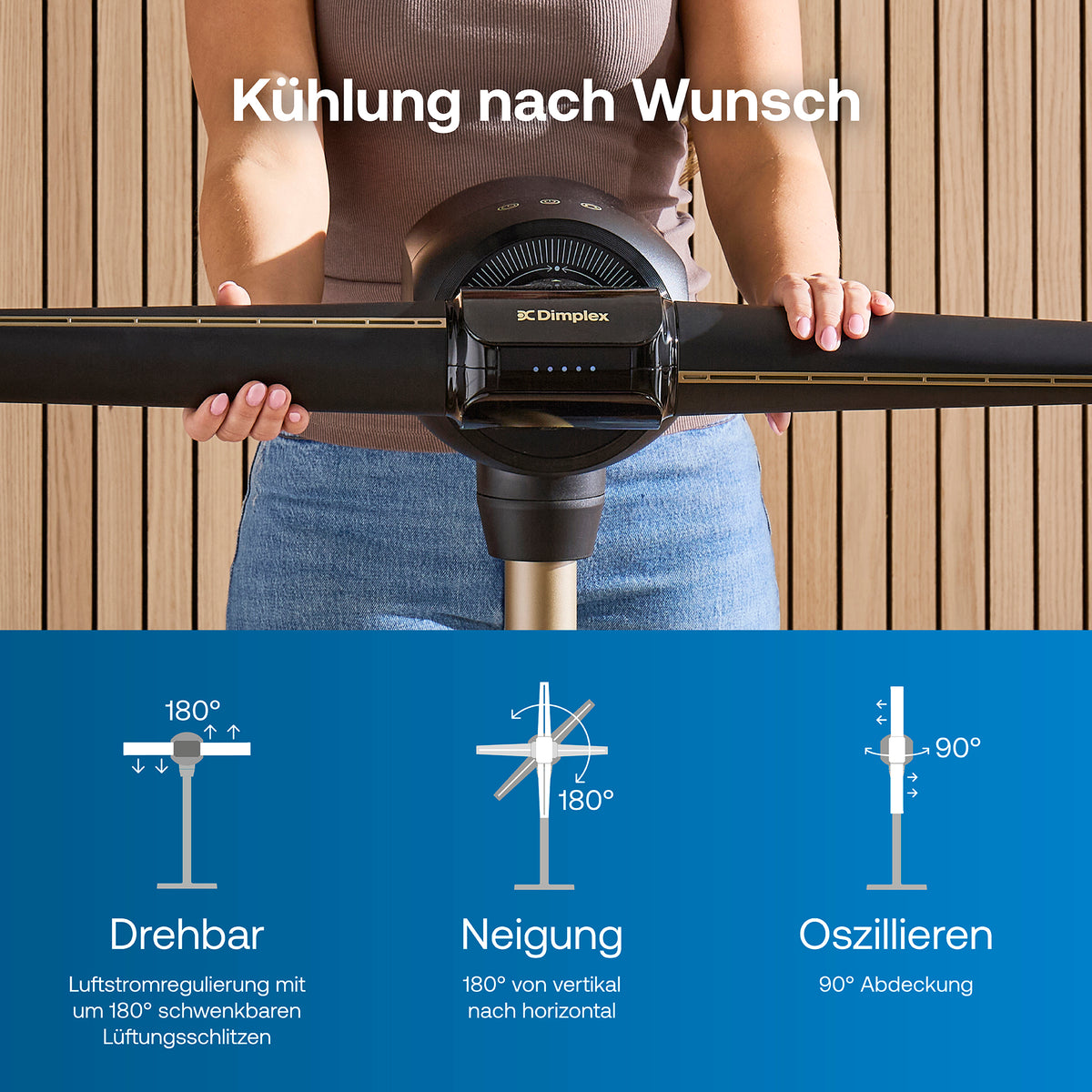 Flexblade Multidirektionaler rotorloser Ventilator